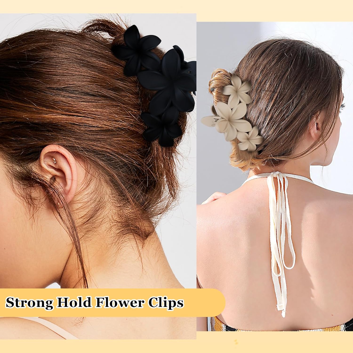 4 Pack Large Hair Clips 11.5cm Anti-Slip Strong Grip Hair Accessories for Women - Image 4