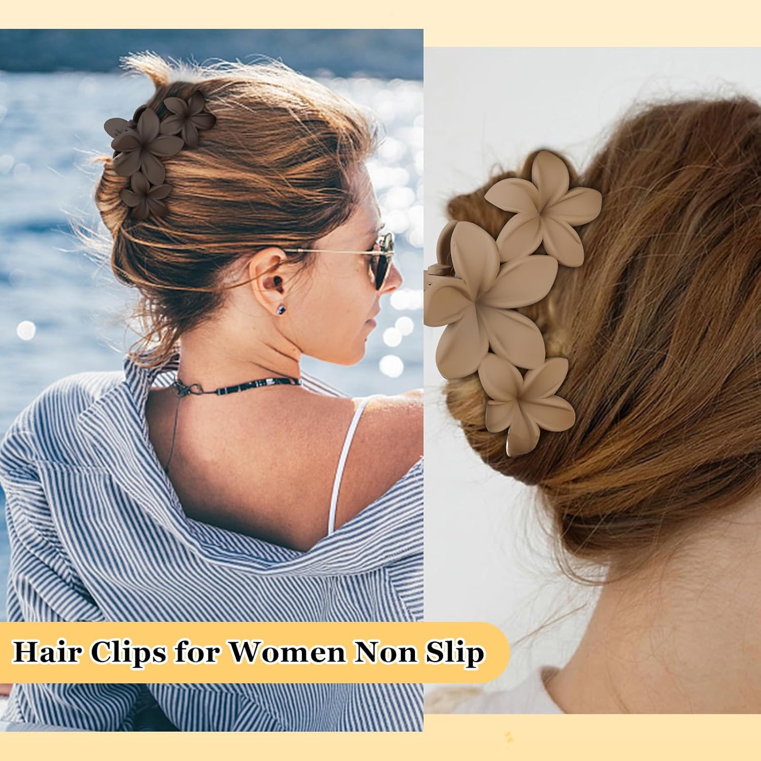 4 Pack Large Hair Clips 11.5cm Anti-Slip Strong Grip Hair Accessories for Women - Image 5