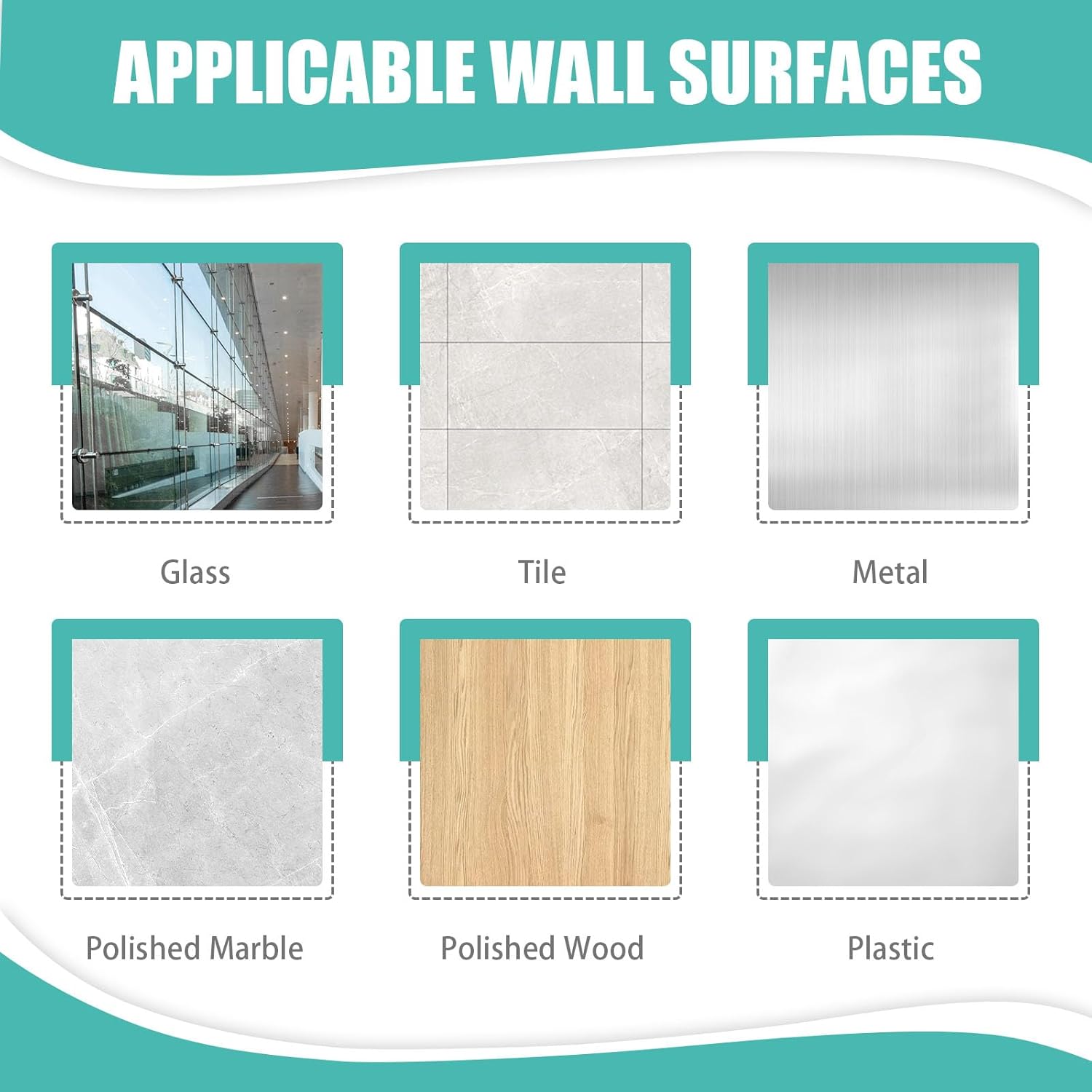 12 Pack Acrylic Transparent Vinyl Record Holder Wall Mount No Drilling Required Display Rack - Image 4