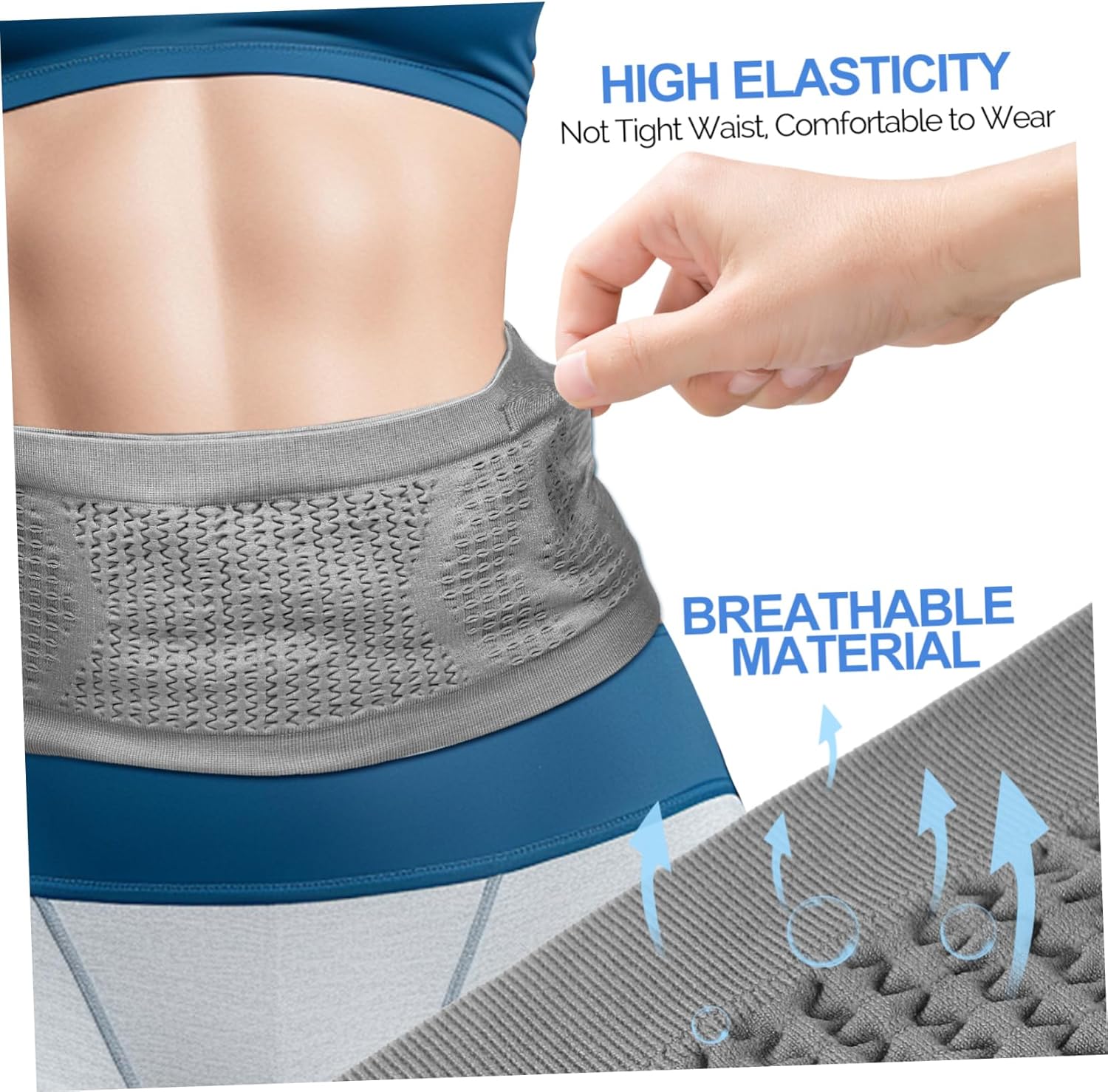 1 Piece Grey Unisex Lightweight Portable for Walking and Outdoor Activities - Image 3