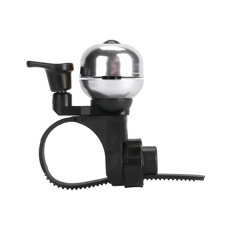 Silver Universal Bicycle Bell Waterdicht Suitable for Adult and Kids Bikes Bike Accessories 1 Piece - Image 1