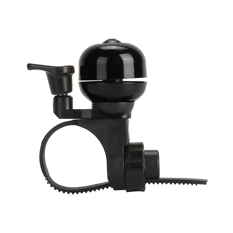 Universal Bicycle Bell Black Waterproof for Adult and Kids Bikes - Image 1