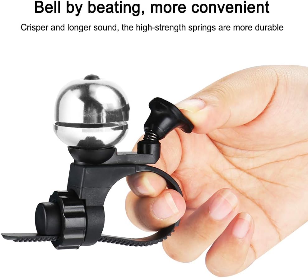 Universal Bicycle Bell Black Waterproof for Adult and Kids Bikes - Image 5