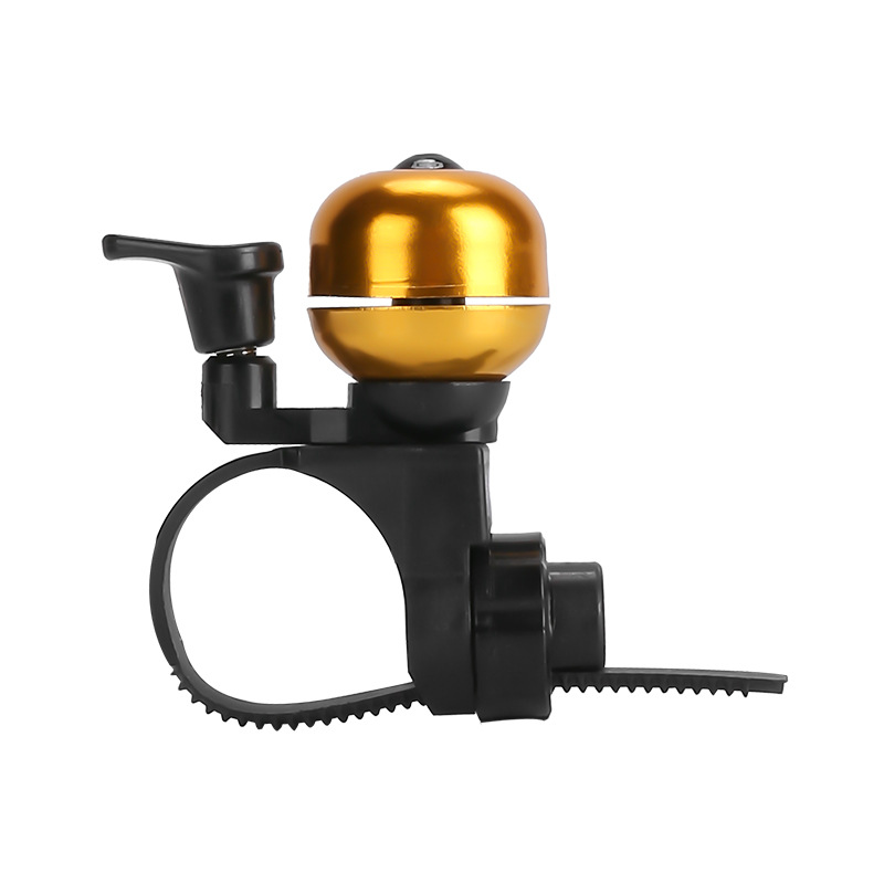 Gold Universal Bicycle Bell - Waterproof - Suitable for Adult and Kids' Bikes - Bike Accessory - Image 1