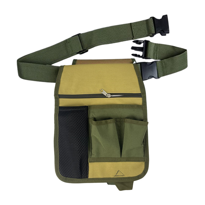 Garden Tool Belt - 1 Piece - Green - Multiple Pockets - Ideal for Outdoor Use - Image 2