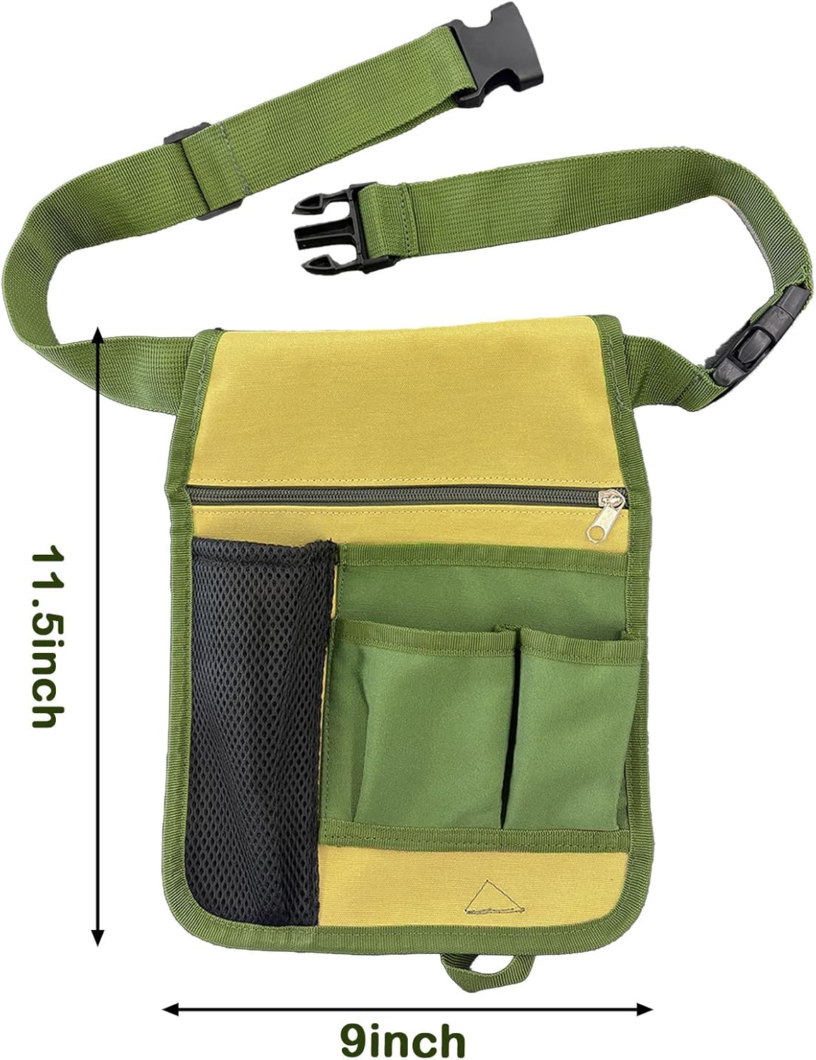 Garden Tool Belt - 1 Piece - Green - Multiple Pockets - Ideal for Outdoor Use - Image 3
