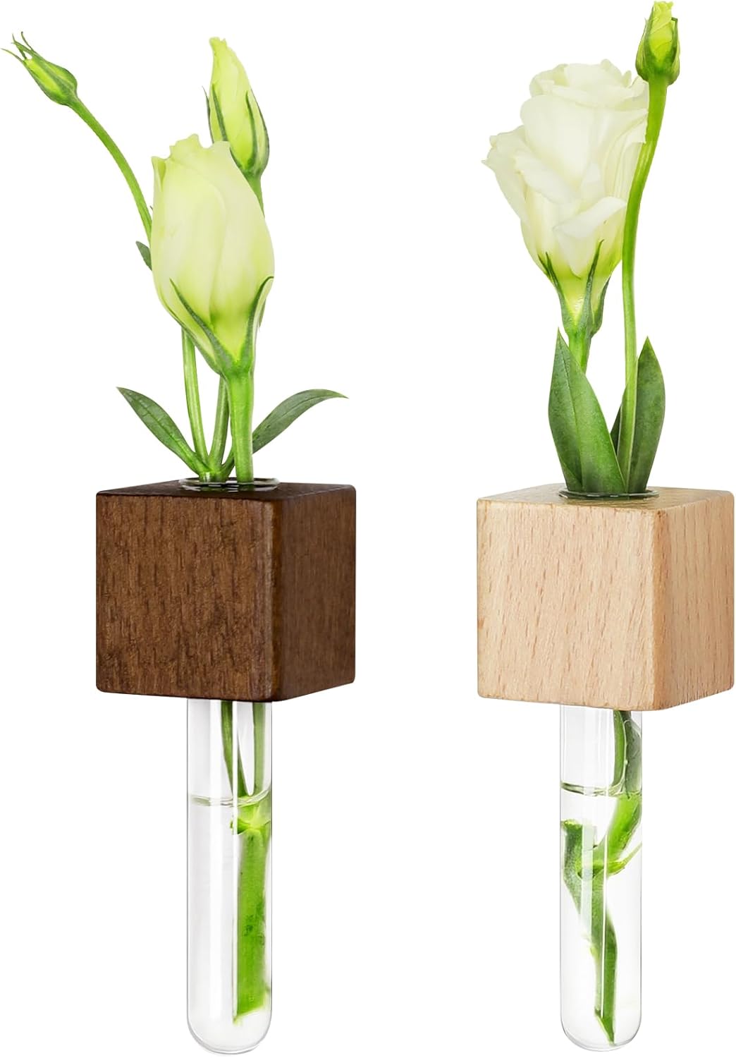 2 Pack Magnetic Wall Vases Mini Hydroponic Test Tubes for Home Decor - Image 7