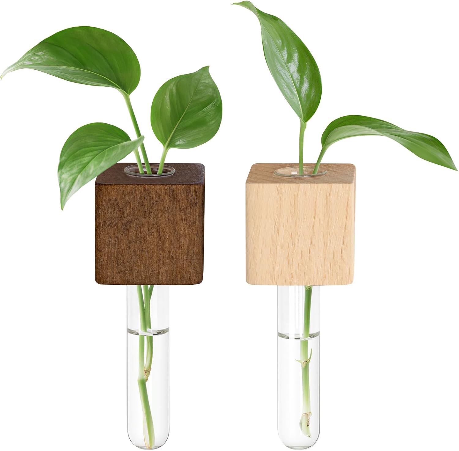 2 Pack Magnetic Wall Vases Mini Hydroponic Test Tubes for Home Decor - Image 8