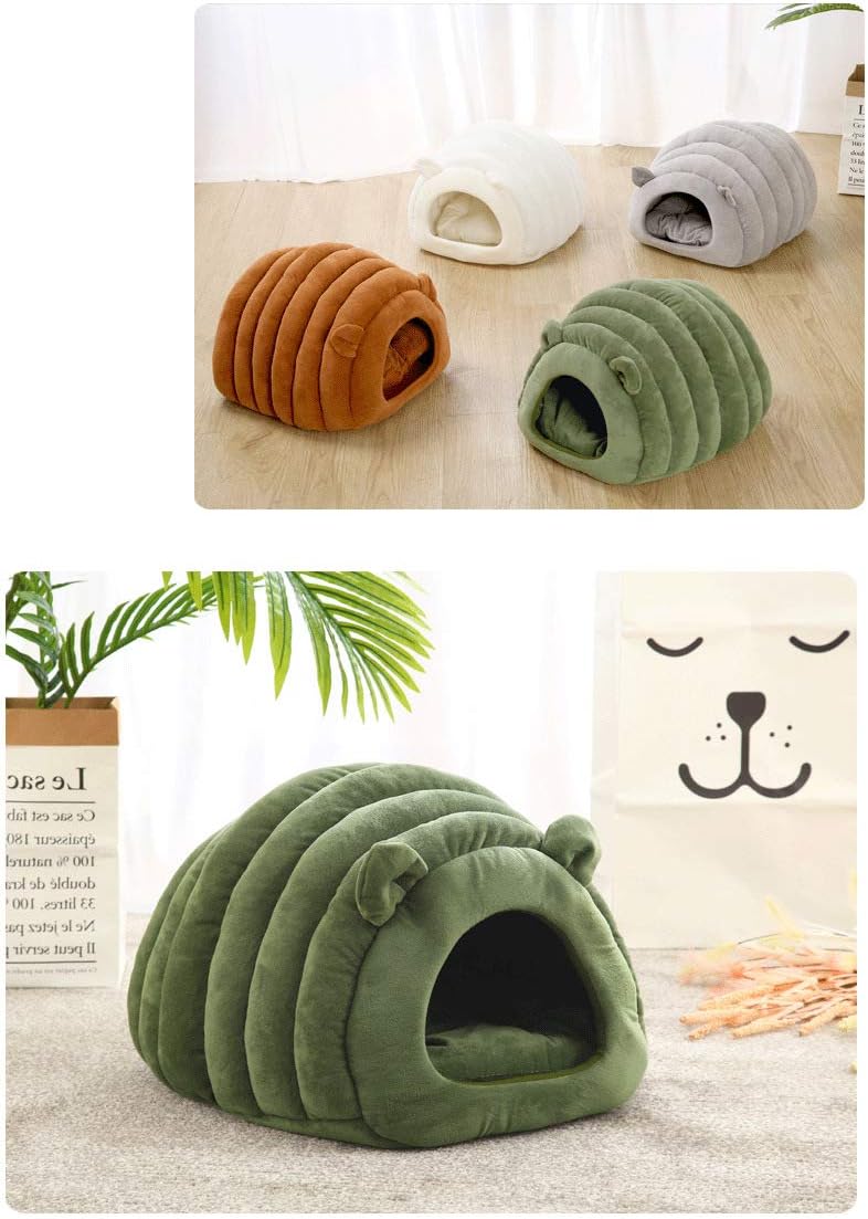 Grey Cat Bed Cave - Cozy Indoor Pet Bed for Cats and Kittens - Soft Comfortable Sleeping窝 - Image 5