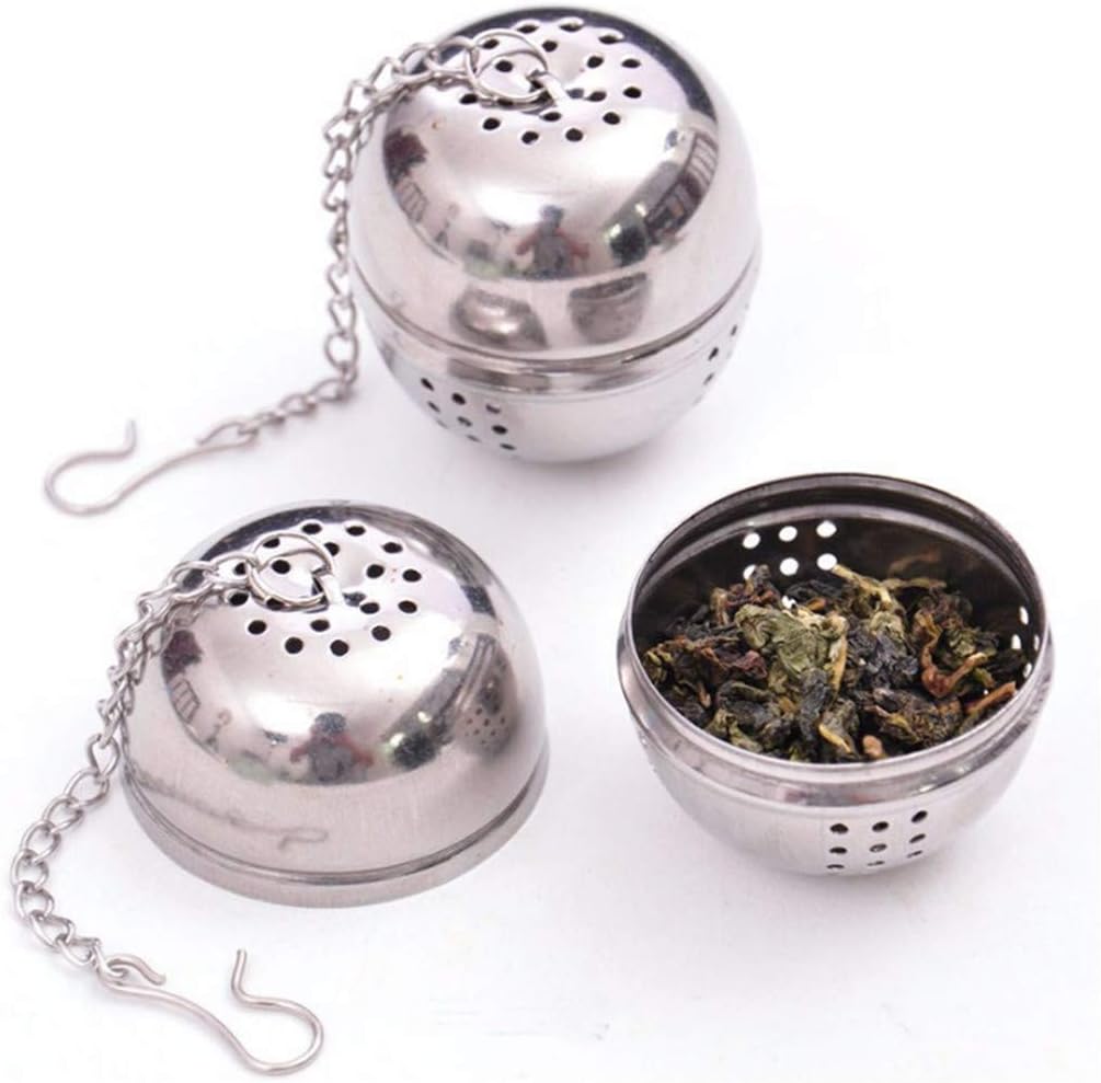 2 Pack Stainless Steel Tea Strainer Extra Fine Mesh for Loose Leaf Tea - Image 1
