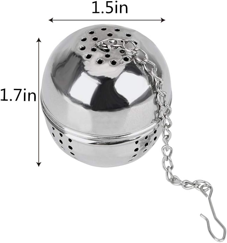 2 Pack Stainless Steel Tea Strainer Extra Fine Mesh for Loose Leaf Tea - Image 5