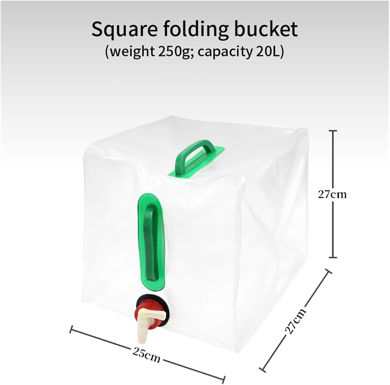 20L Collapsible Jerrycan Water Storage Container for Camping Outdoor Activities - Image 5