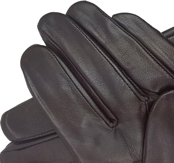 Women's Stylish Winter Gloves Warm Wool & Cotton Soft Knitted Fashion Gloves in Brown - Image 4
