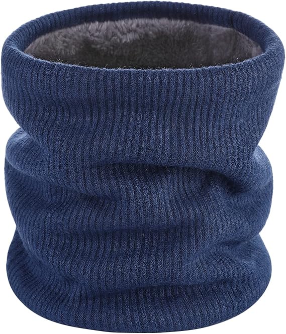 Blue Fleece Scarf for Winter Sports - Warm and Cozy Winter Accessory - Image 1