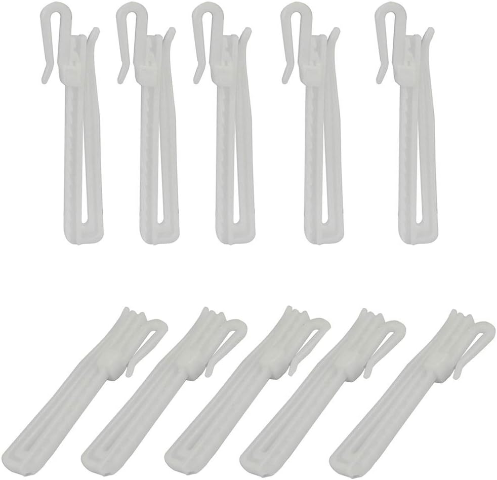 30 Pack 85mm White Curtain Hooks Window Decoration Accessories - Image 7