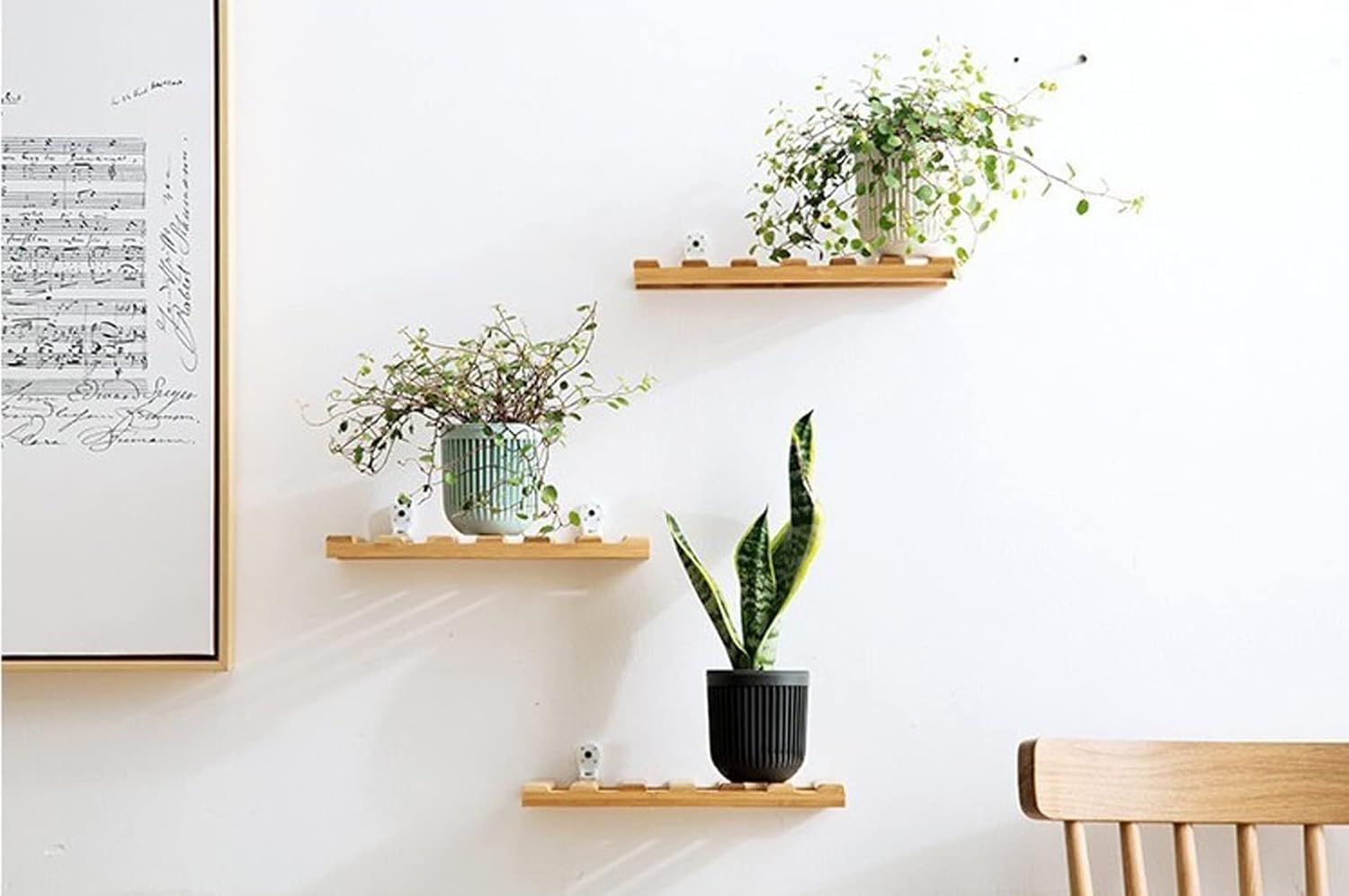 Ceramic Flower Pot - Indoor/Outdoor Use - Shatterproof - White - 1 Piece Wall-Mounted Planter - Image 5