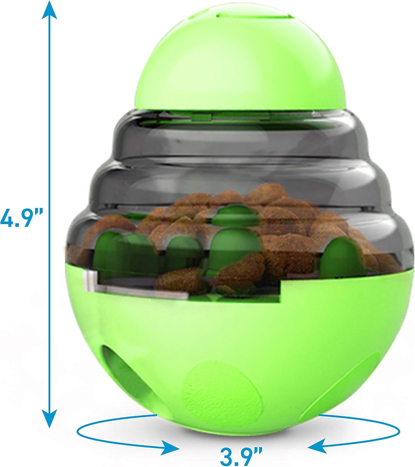 Pink Red Interactive Dog Snack Ball Toy Food Dispenser for Dogs 1 Piece - Image 5