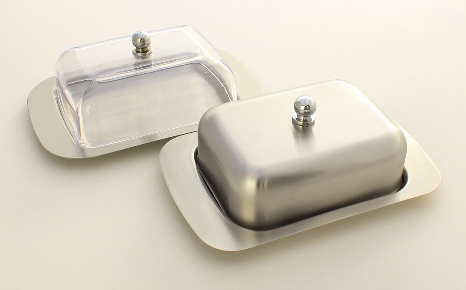 Stainless Steel Butter Dish with Lid 18.5x12.2x6cm Silver Butter Container for Kitchen Storage - Image 5