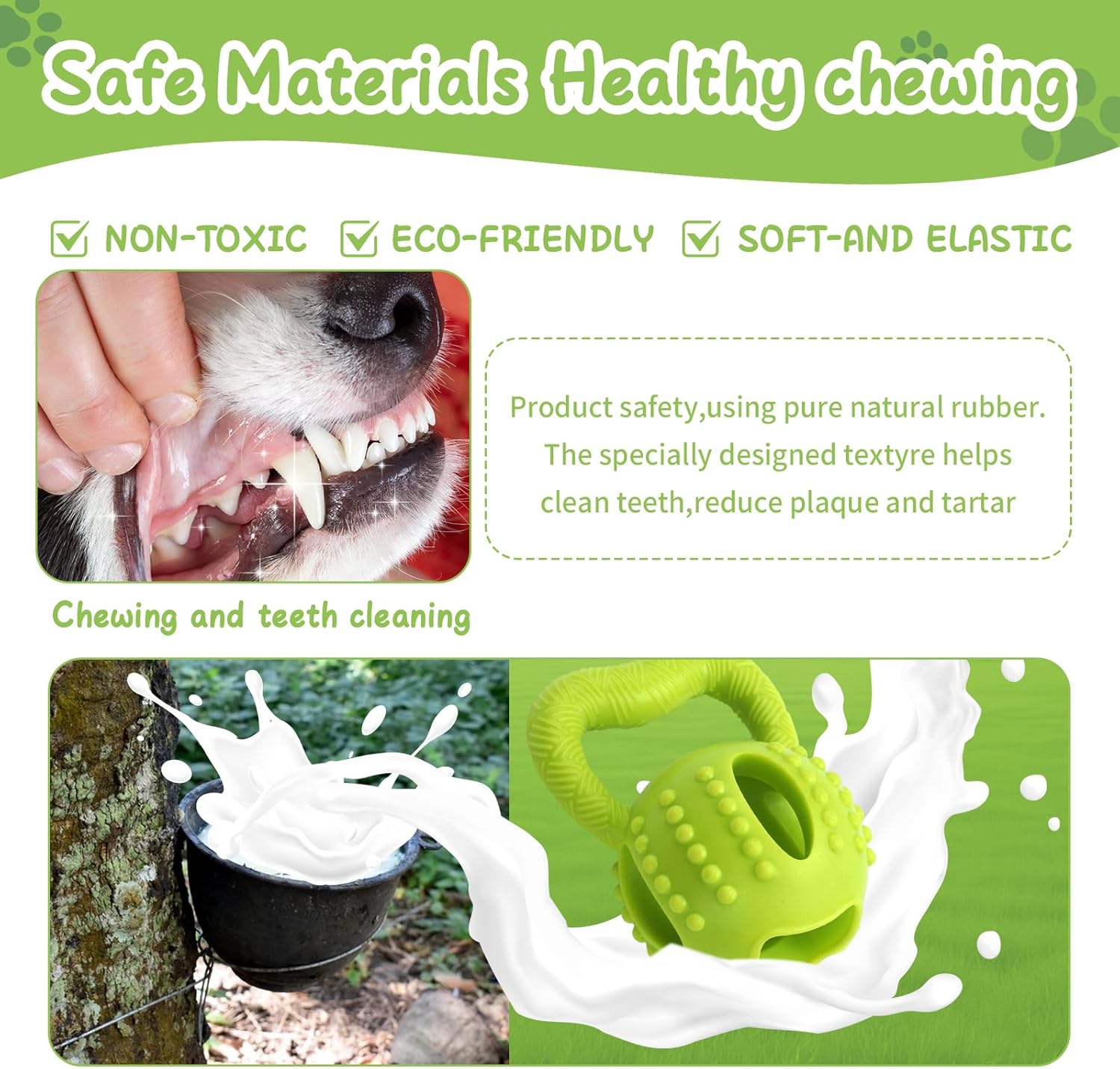 Interactive Chew Toy for Small Dogs Square Shaped Teeth Cleaning and Biting Plaything - Image 4