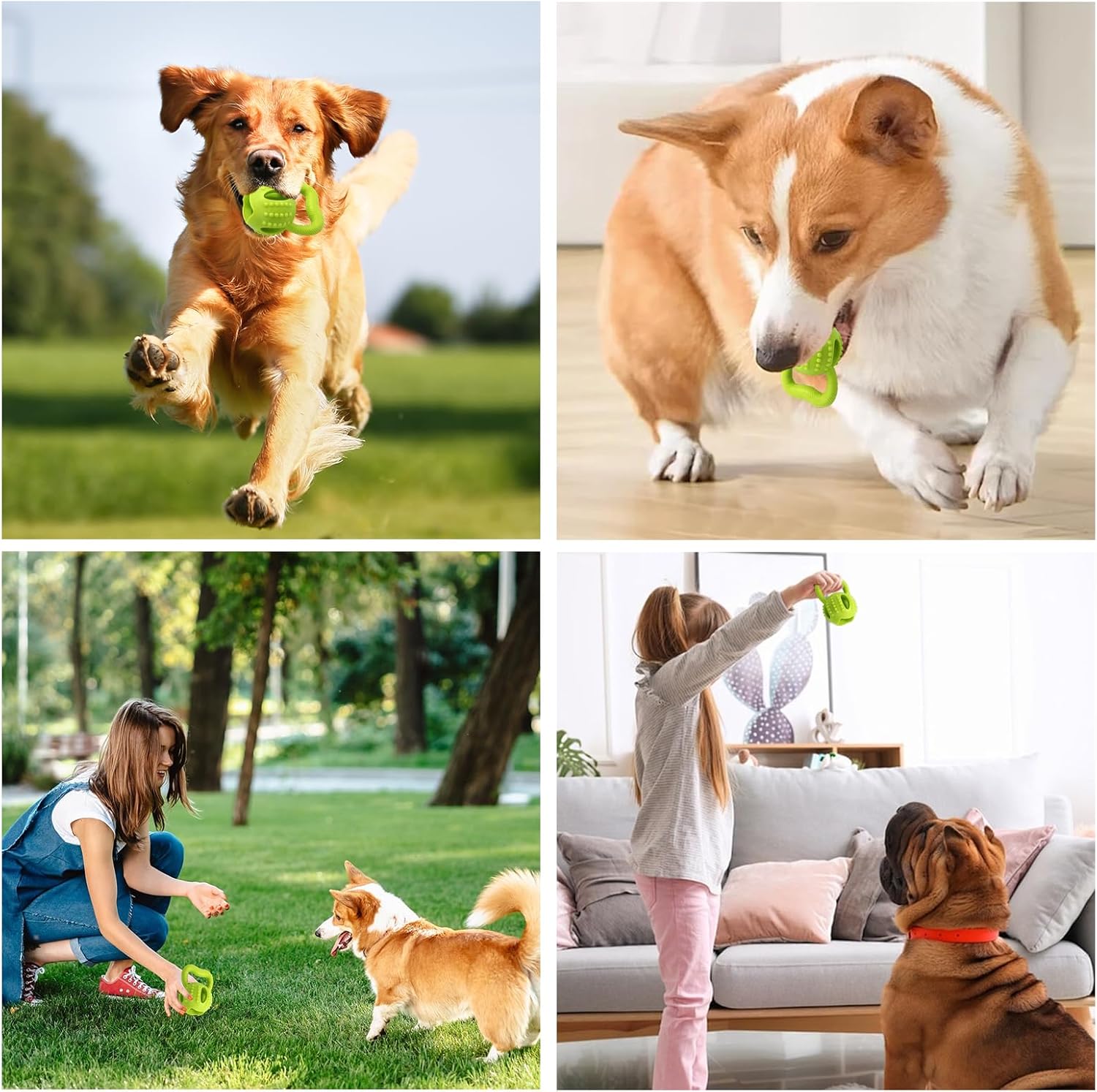 Interactive Chew Toy for Small Dogs Square Shaped Teeth Cleaning and Biting Plaything - Image 6
