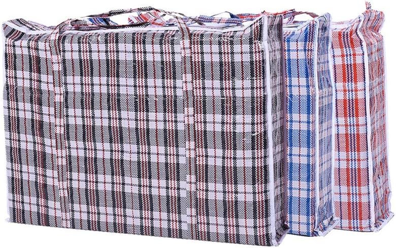 3 Pack Storage Bags 77x54x13cm Waterproof with Zipper for Quilts Clothes Organizing - Image 1