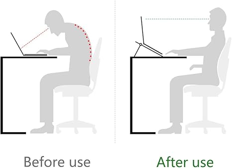 Adjustable Laptop Stand 24x24x4cm Multi-Use Tablet Holder Portable Ergonomic Desk Stand Pink - Image 4