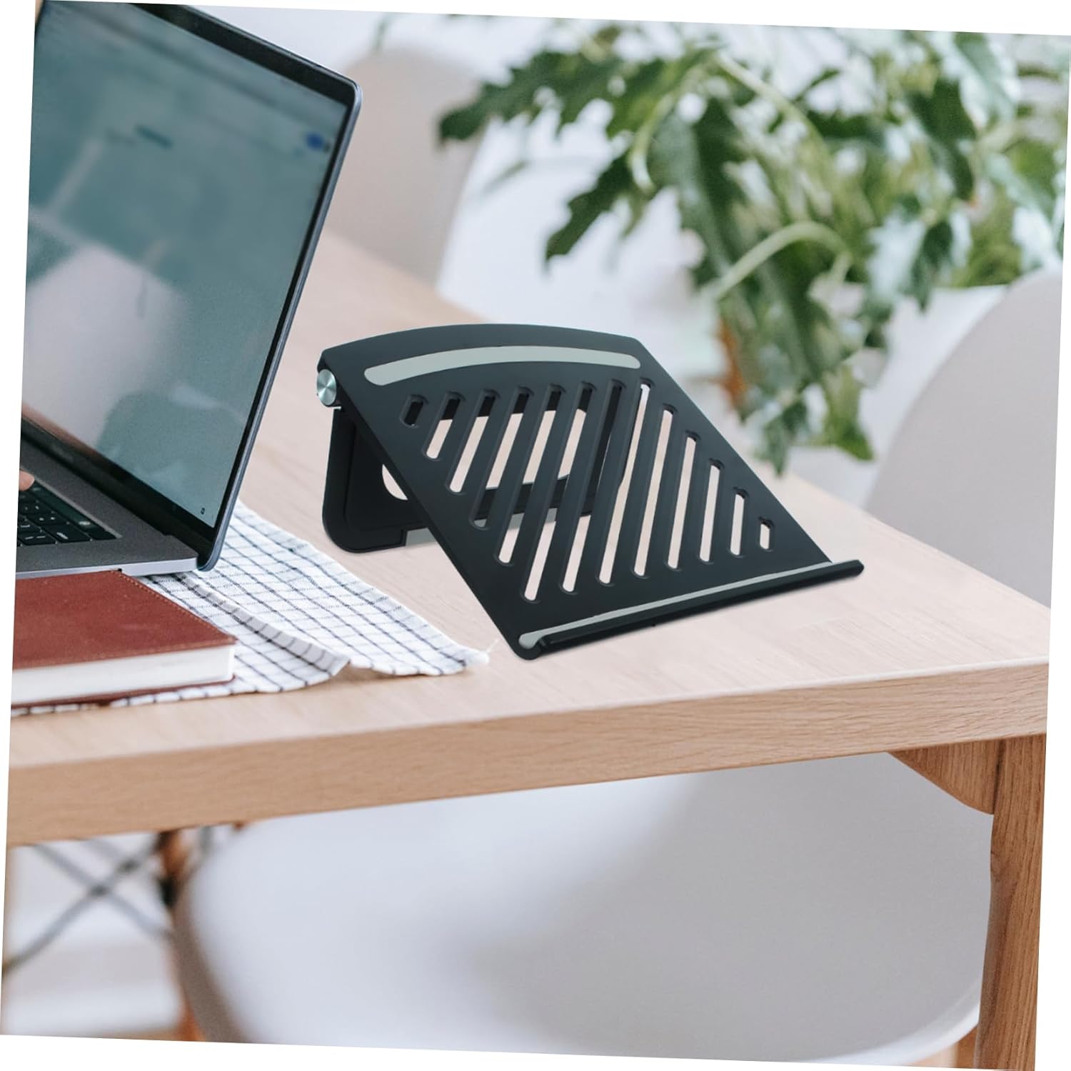 Adjustable Laptop Stand 24x24x4cm Multi-Use Tablet Holder Portable Ergonomic Desk Stand Pink - Image 6
