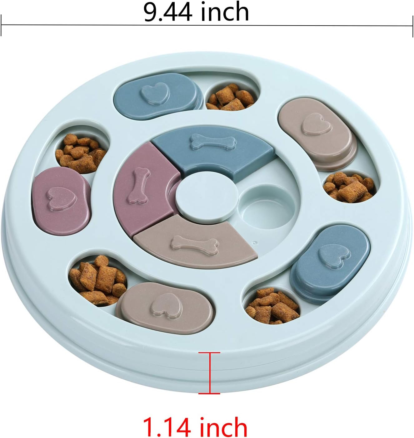 Dog Twister Puzzle Toy - Interactive Intelligence Game for Dogs - Blue - Image 2