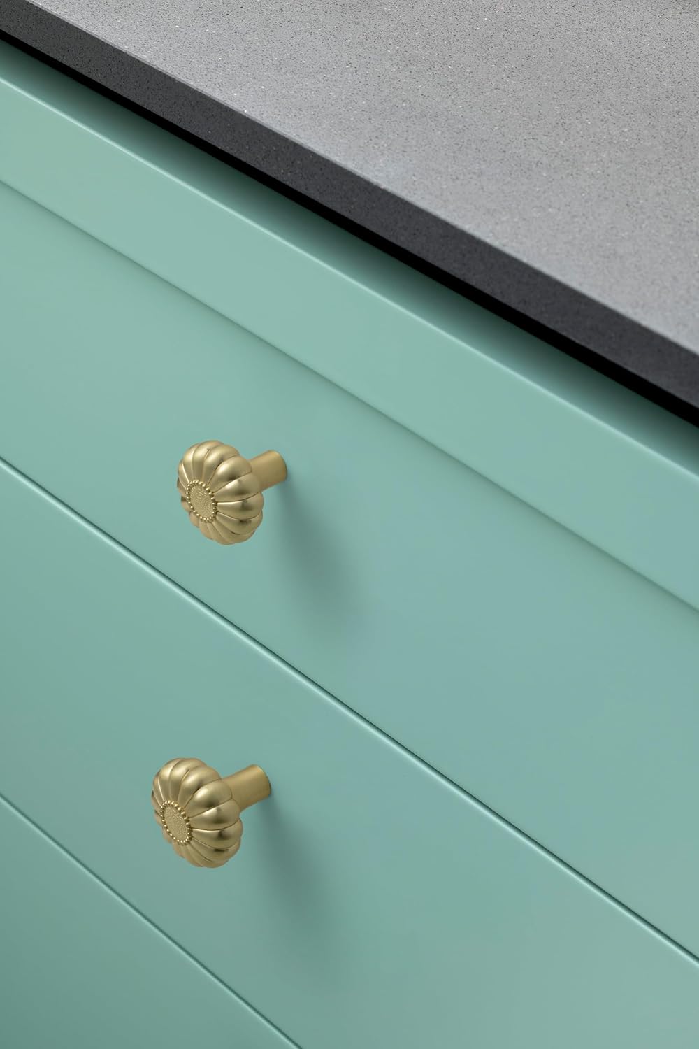 2 Pack 30mm Gold Cabinet Door Knobs Drawer Handles - Image 4