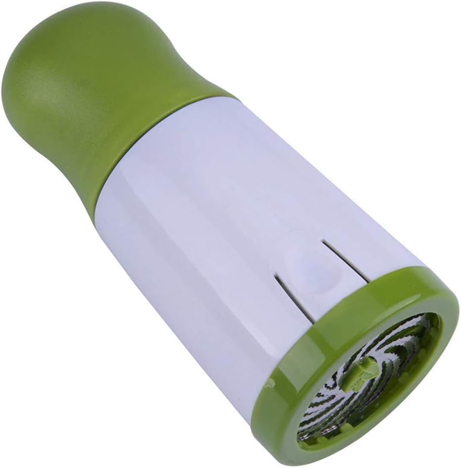 17cm Green Manual Fresh Herb Grinder for Kitchen - Image 2