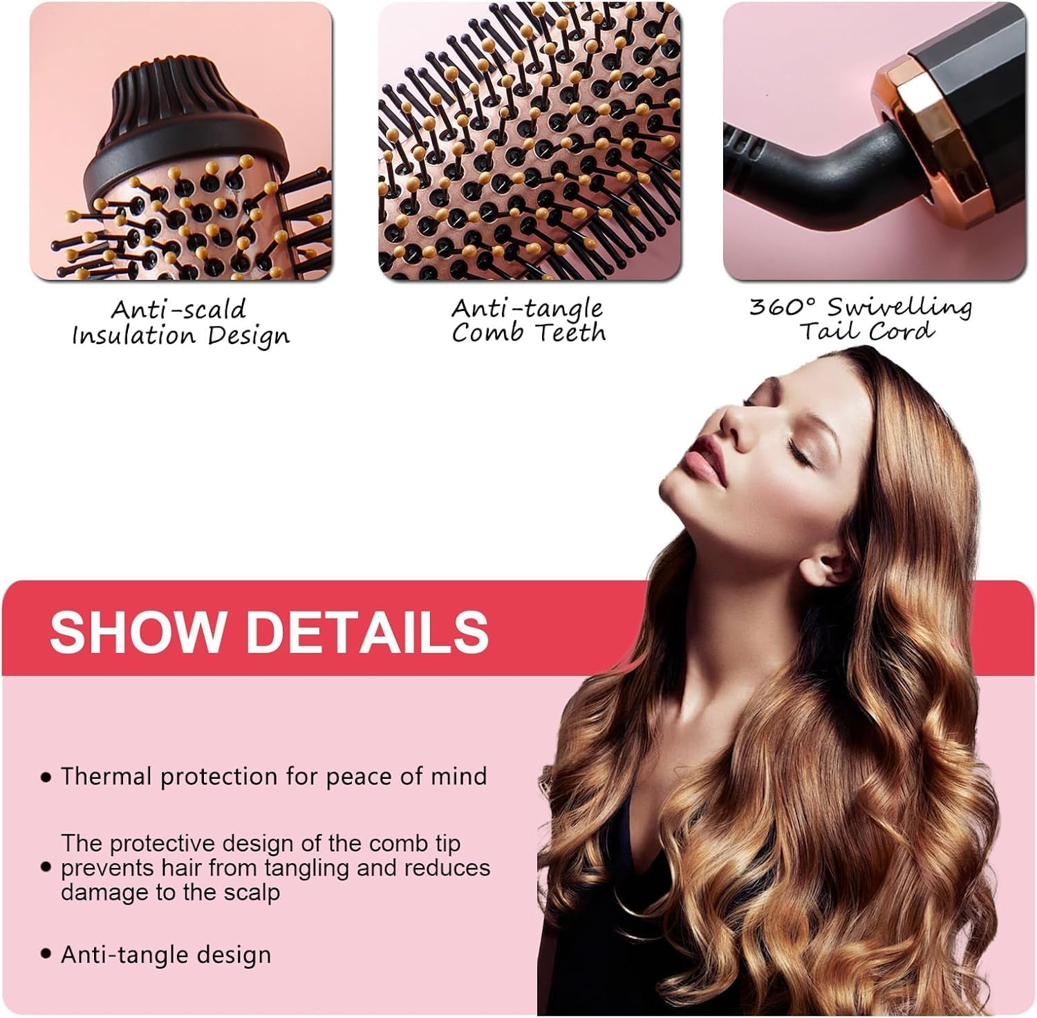 Automatic Curling Iron Hair Styler - Black - Image 6