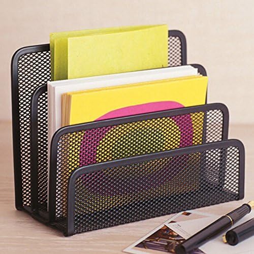 Black Metal Organizer Bins for Bookkeeper - 1 Piece Storage Solution - Image 3