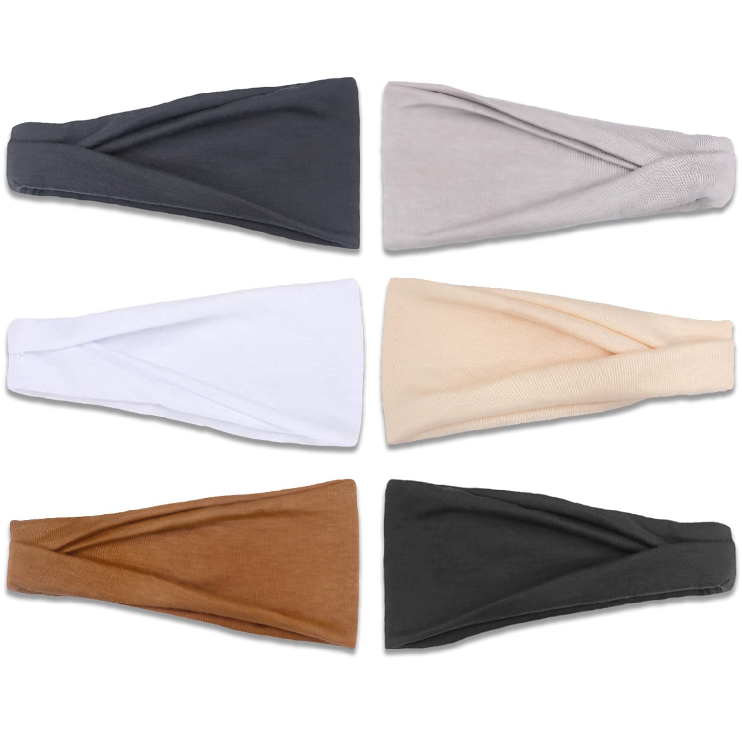 6 Pack Sports Hair Bands for Women Breathable Headbands Diadem Hair Accessories - Image 5