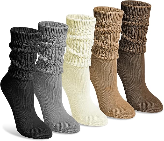 5 Pairs Women's Sports Socks Hard Wearing Comfortable Breathable Athletic Socks - Image 1