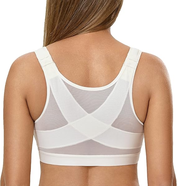 Women's Non-Wired Bra White Size M 1 Piece - Image 2