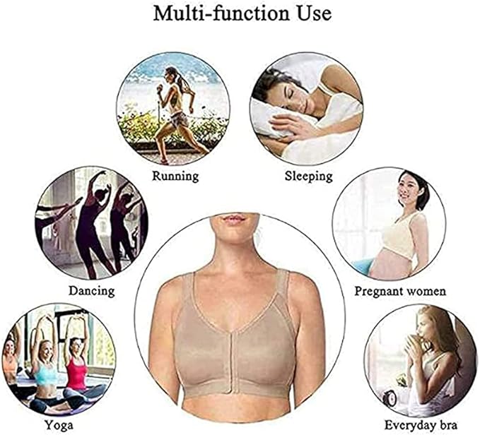 Women's Wireless Bra White Size L 1 Piece - Image 4