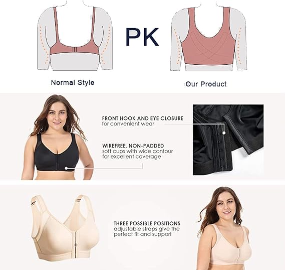 Women's Wireless Bra White Size L 1 Piece - Image 5