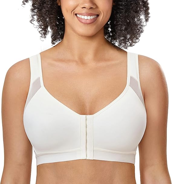 Women's Wireless Bra White Size XL 1 Piece - Image 1