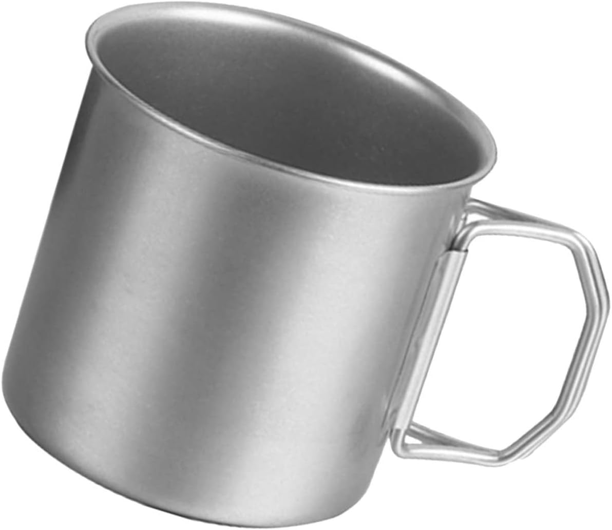 3-Piece Stainless Steel Cup Set Portable Stackable Metal Drinking Cups for Camping Hiking Picnic Outdoor Use Water Juice - Image 2