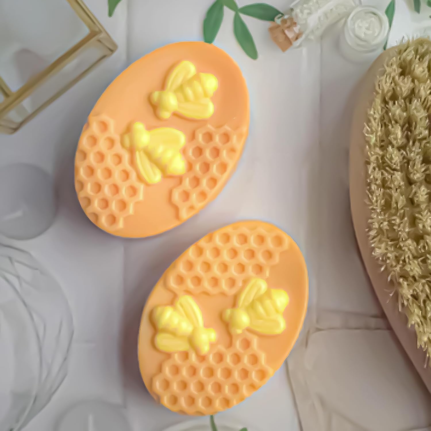 Silicone Molds for Making Candles and Soap - Purple - 2 Pieces - Image 4