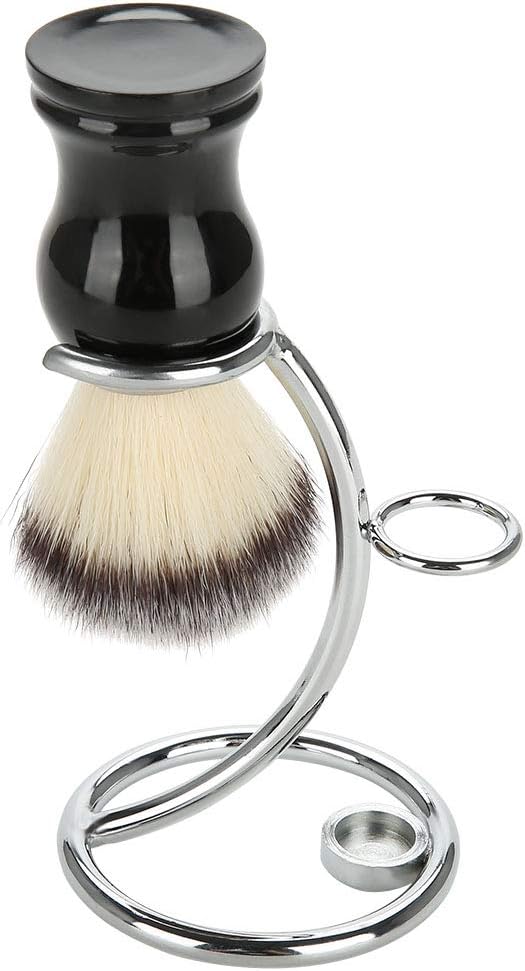 Men's Stainless Steel Silver Razor Holder - Shaving Brush Stand - Image 4