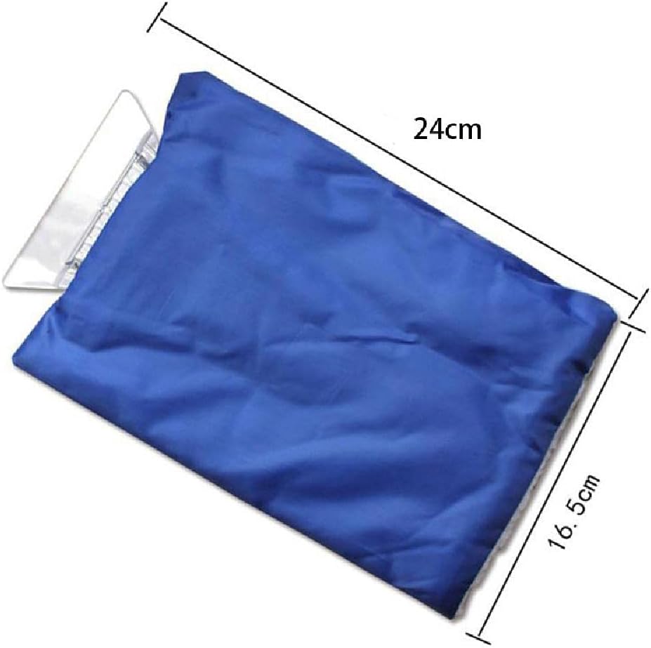 2 in 1 Car Ice Scraper and Window Cleaner Set Red and Blue 2 Pieces - Image 2