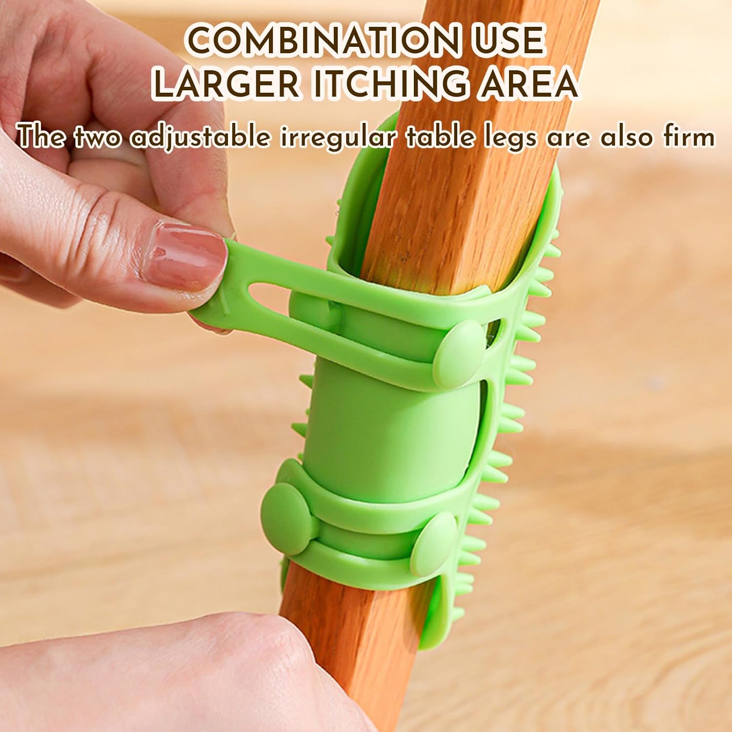3 Pack Adjustable Silicone Massage Cat Grooming Brush Self-Cleaning Corner Wall Mounted Cat Scratching Comb for Table Legs - Image 5