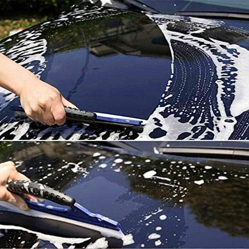 Blue Ice Scrapers 2 Pack - Windshield Ice Scraper for Car Windows - Snow and Ice Removal Tool - Image 2
