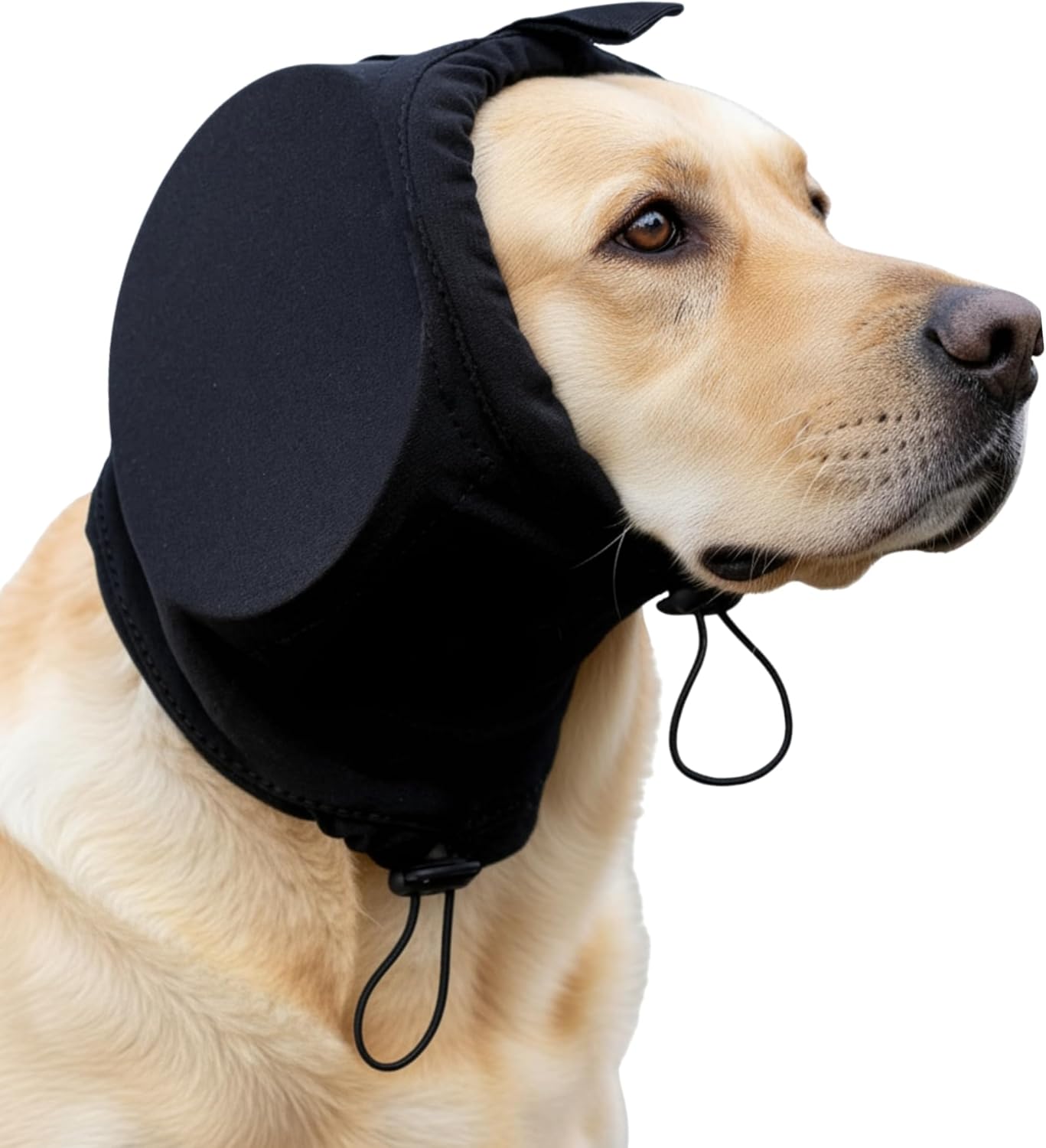 Dog Ear Muffs Soundproof Noise Reduction Ear Protection Warm for Medium Dogs Black 1 Piece - Image 1