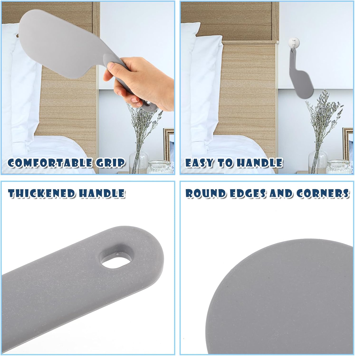 2 Pack 11.8 Inch Bed Sheet Clips Mattress Lifter Tool Durable Bed Making Assistant for Easy Sheet Changing Protect Nails and Back - Image 6