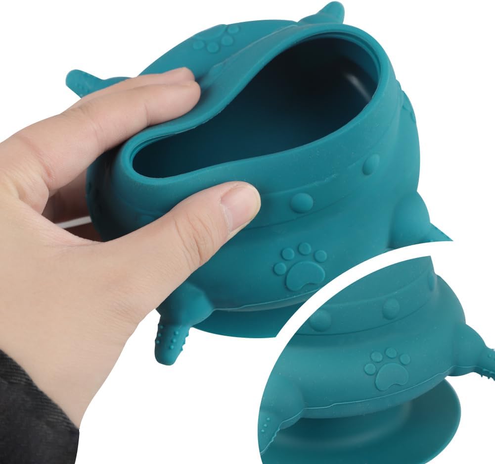4 Teat Puppy Kitten Feeder Blue for Newborn Pets - Image 7