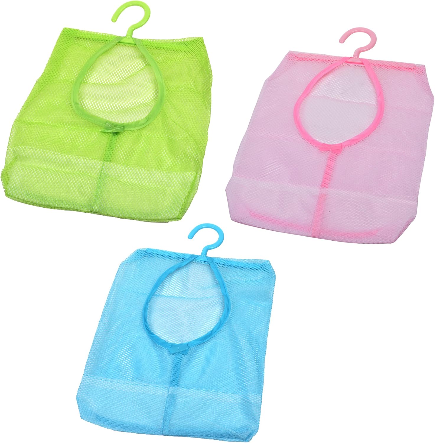 3 Pack Multifunctional Pouch Set - 29x24cm - Blue Pink Green - Versatile Storage Solution - Image 1