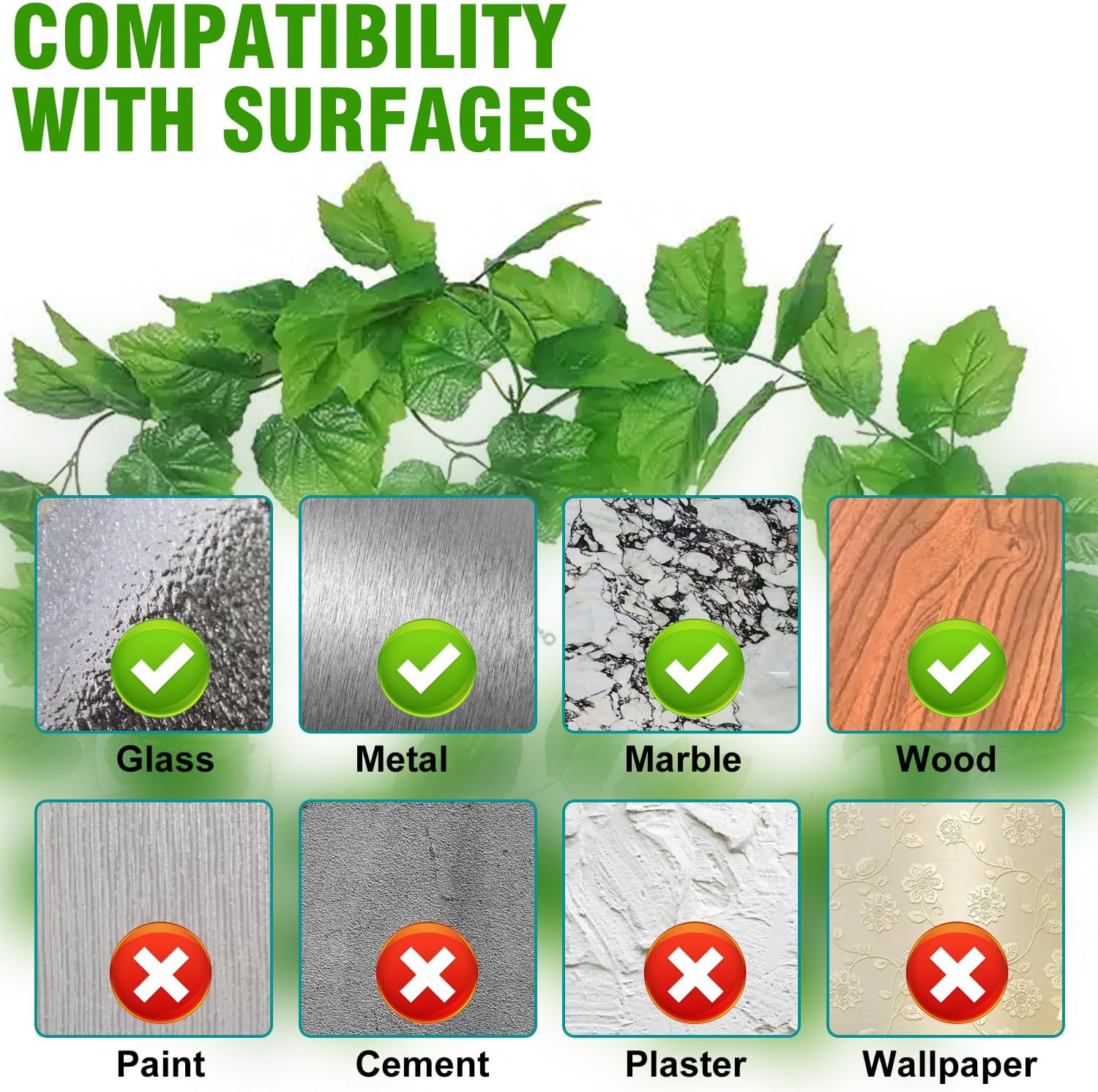 Green Plant Stem Supports for Indoor Use - Tall Plant Stakes for Monstera - Plant Anchoring Clips - 120 Pieces - Image 7