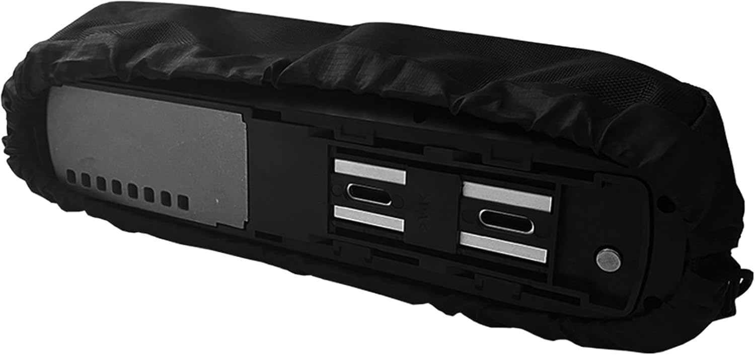 Waterproof Dustproof Bike Battery Cover Bag 37.6×10.5×11.2 cm Black Battery Protective Case - Image 6